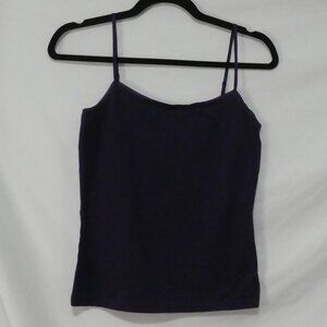 ANN TAYLOR Dark Purple Stretch Camisole Tank Top - Size Small